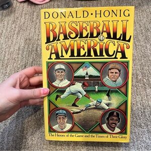 Baseball America by Donald Honig - Hardback Book with Dust Cover